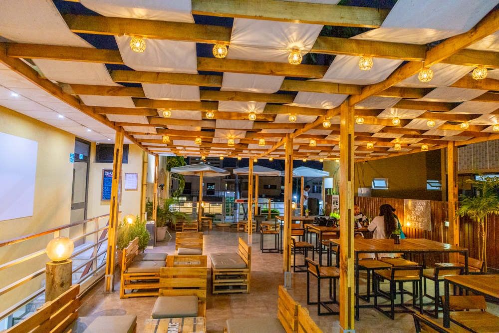 Esplanada no Terraço do Hotel